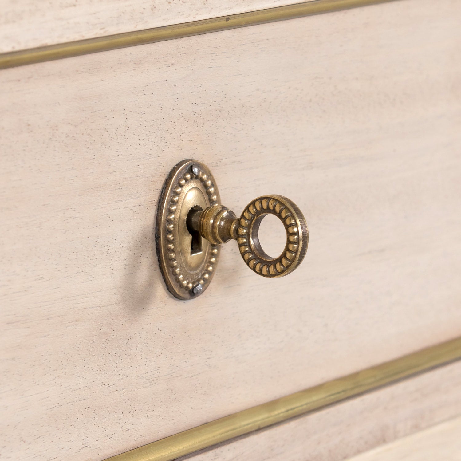 Early 20th Century French Louis XVI Style Bleached Mahogany Commode with Carrara Marble Top