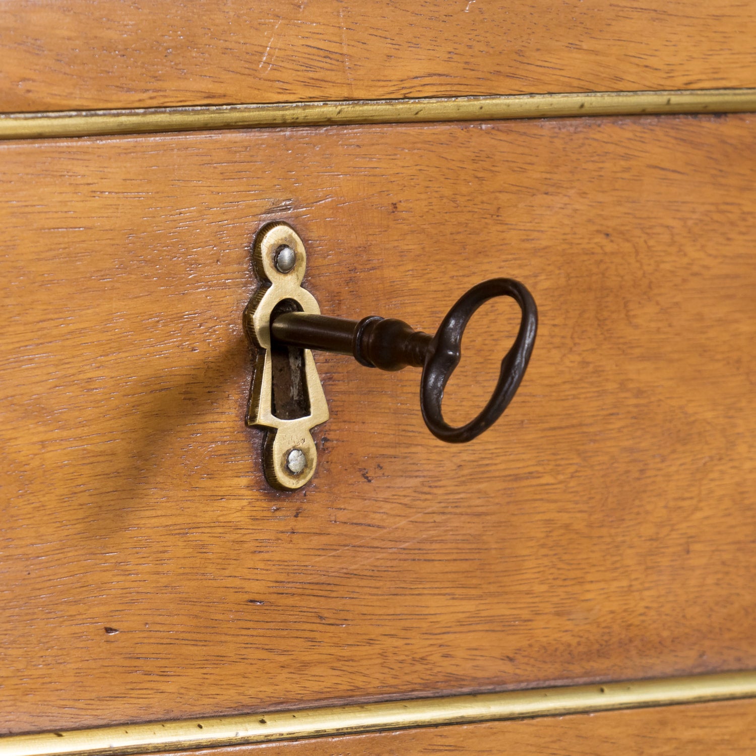 Mid 18th Century French Louis XVI Period Walnut Commode Sauteuse with Carrara Marble Top
