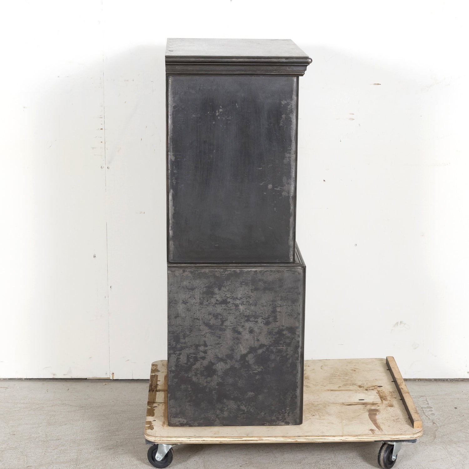 19th Century French Steel, Iron and Wood Safe with All Keys and Working Combination by Maison Vallet