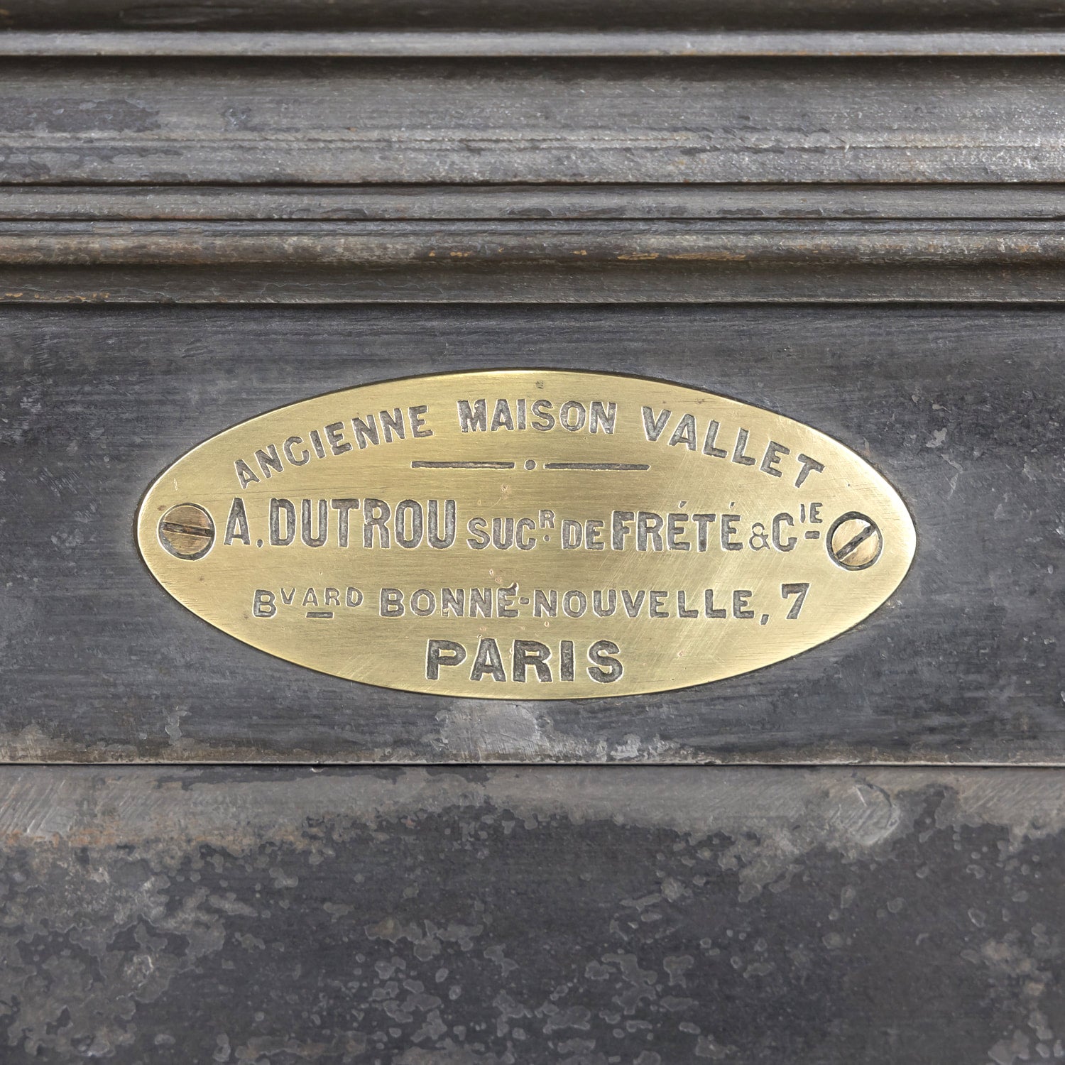 19th Century French Steel, Iron and Wood Safe with All Keys and Working Combination by Maison Vallet
