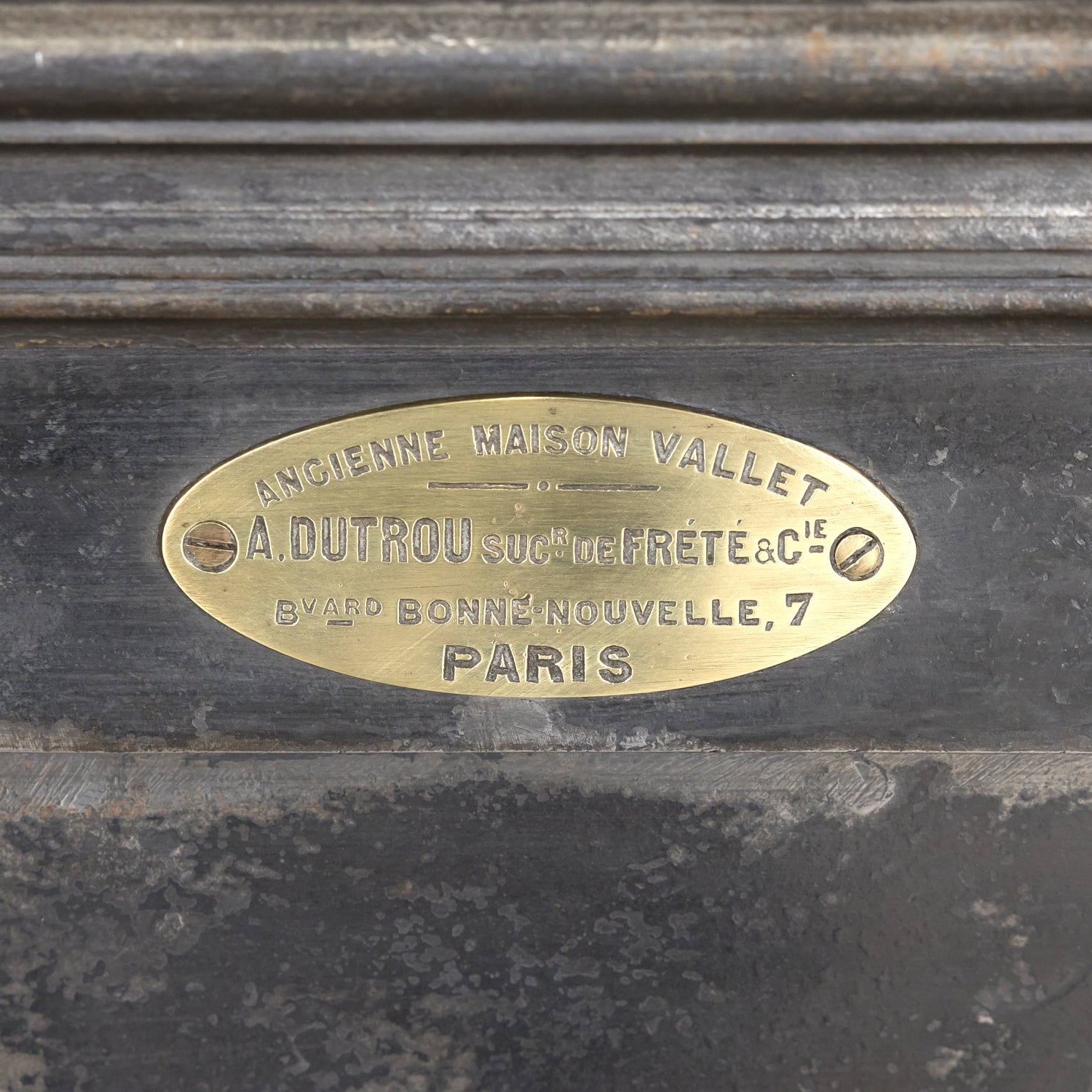 19th Century French Steel, Iron and Wood Safe with All Keys and Working Combination by Maison Vallet