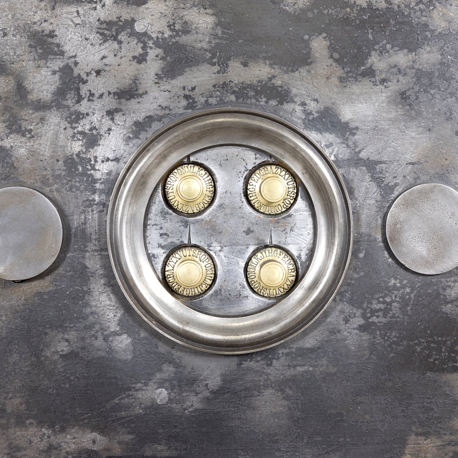 19th Century French Steel, Iron and Wood Safe with All Keys and Working Combination by Maison Vallet