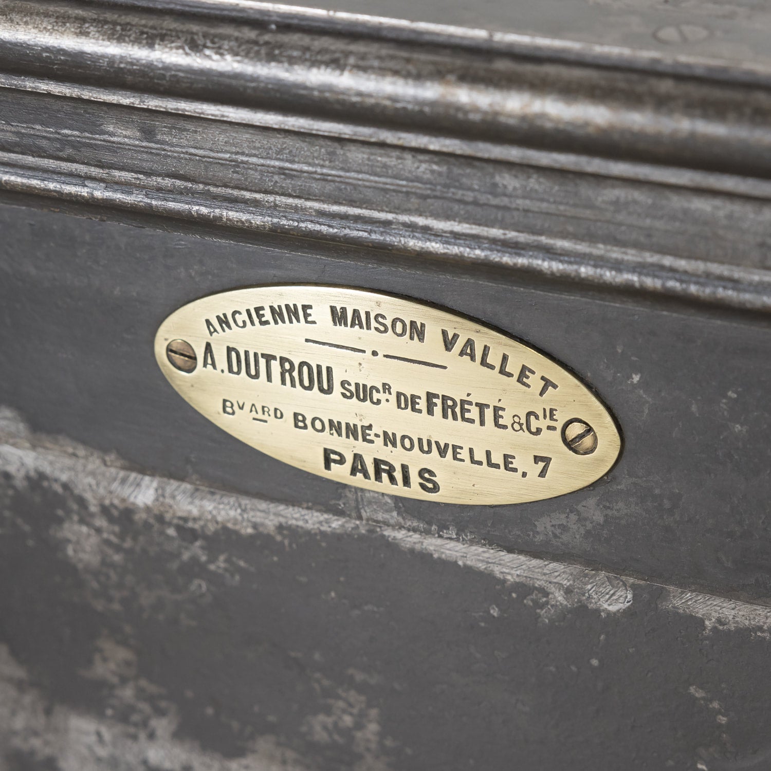 19th Century French Steel, Iron and Wood Safe with All Keys and Working Combination by Maison Vallet