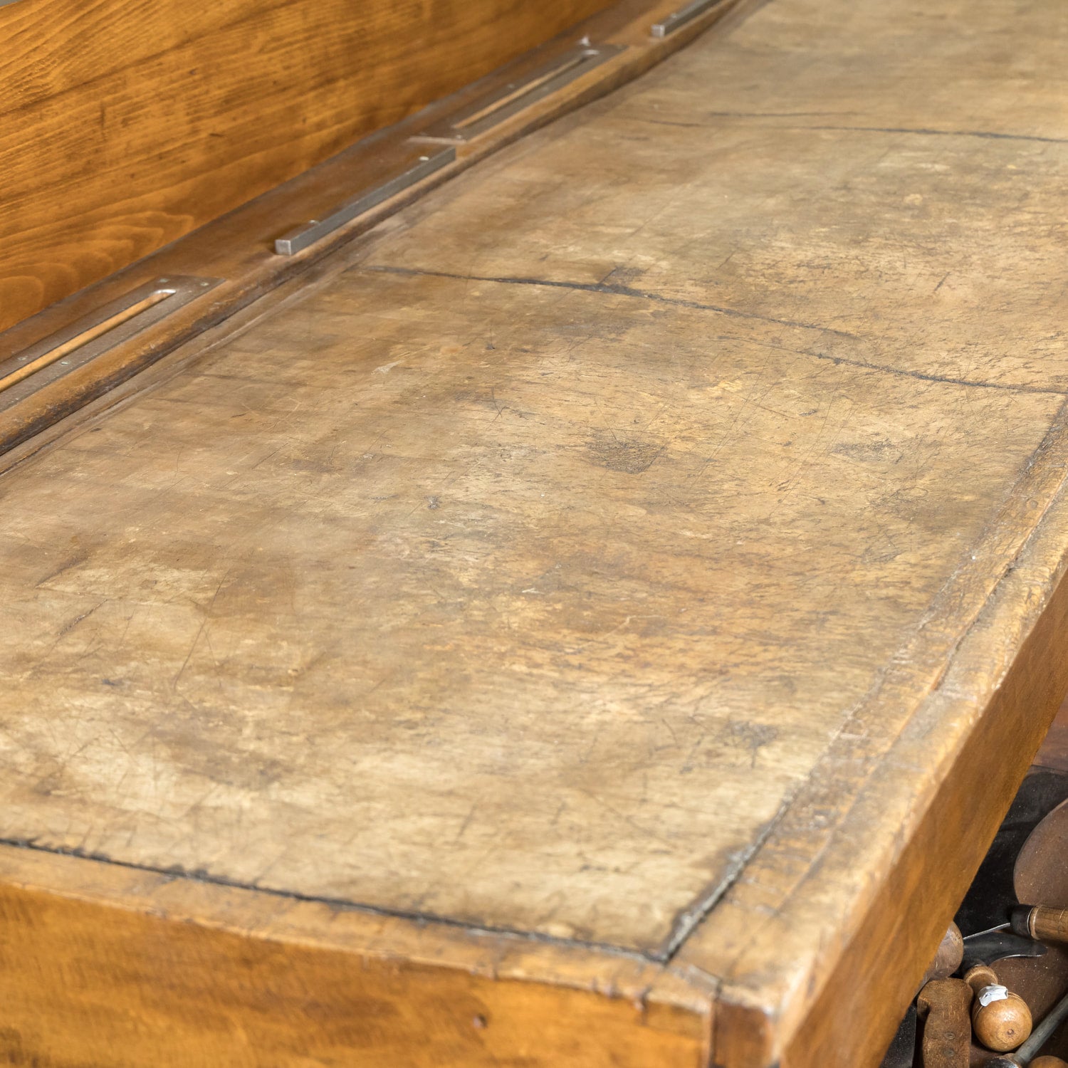 Large Early 20th Century French Double Billot de Boucher or Butcher Block