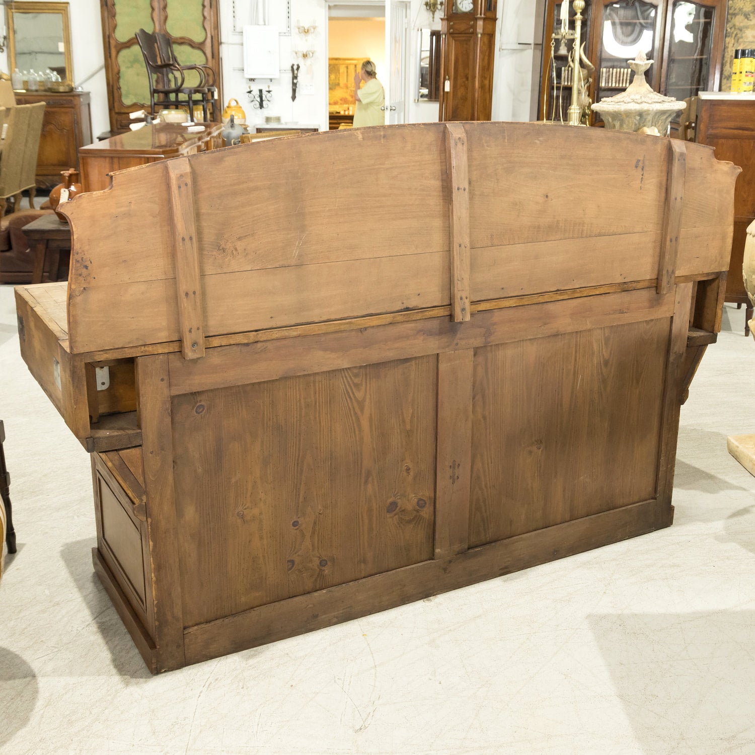 Large Early 20th Century French Double Billot de Boucher or Butcher Block