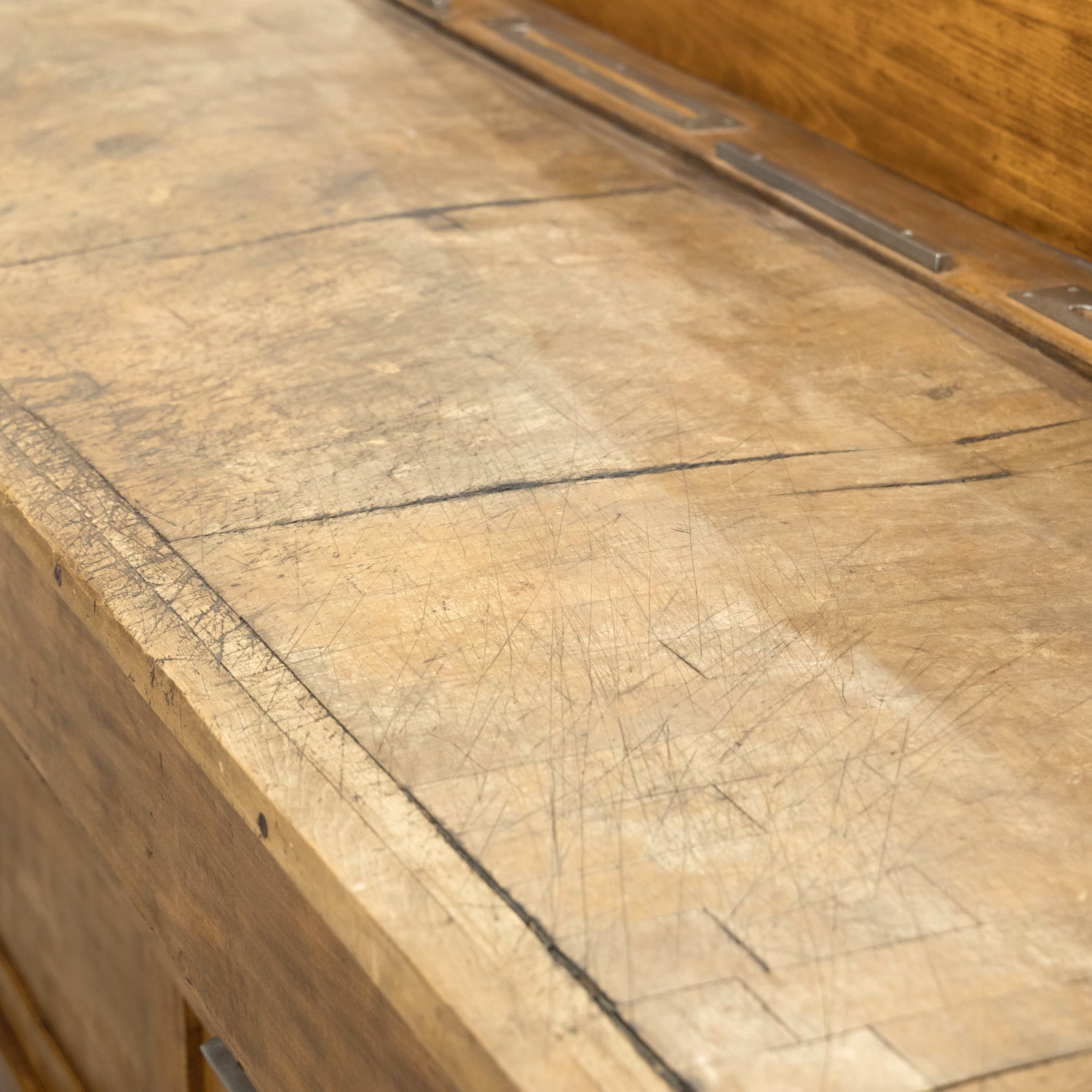 Large Early 20th Century French Double Billot de Boucher or Butcher Block