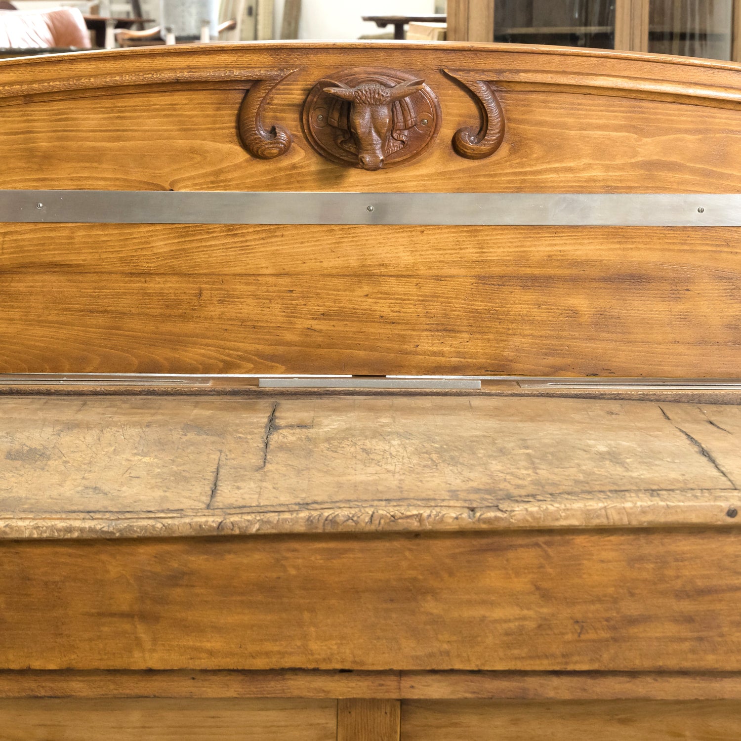 Large Early 20th Century French Double Billot de Boucher or Butcher Block