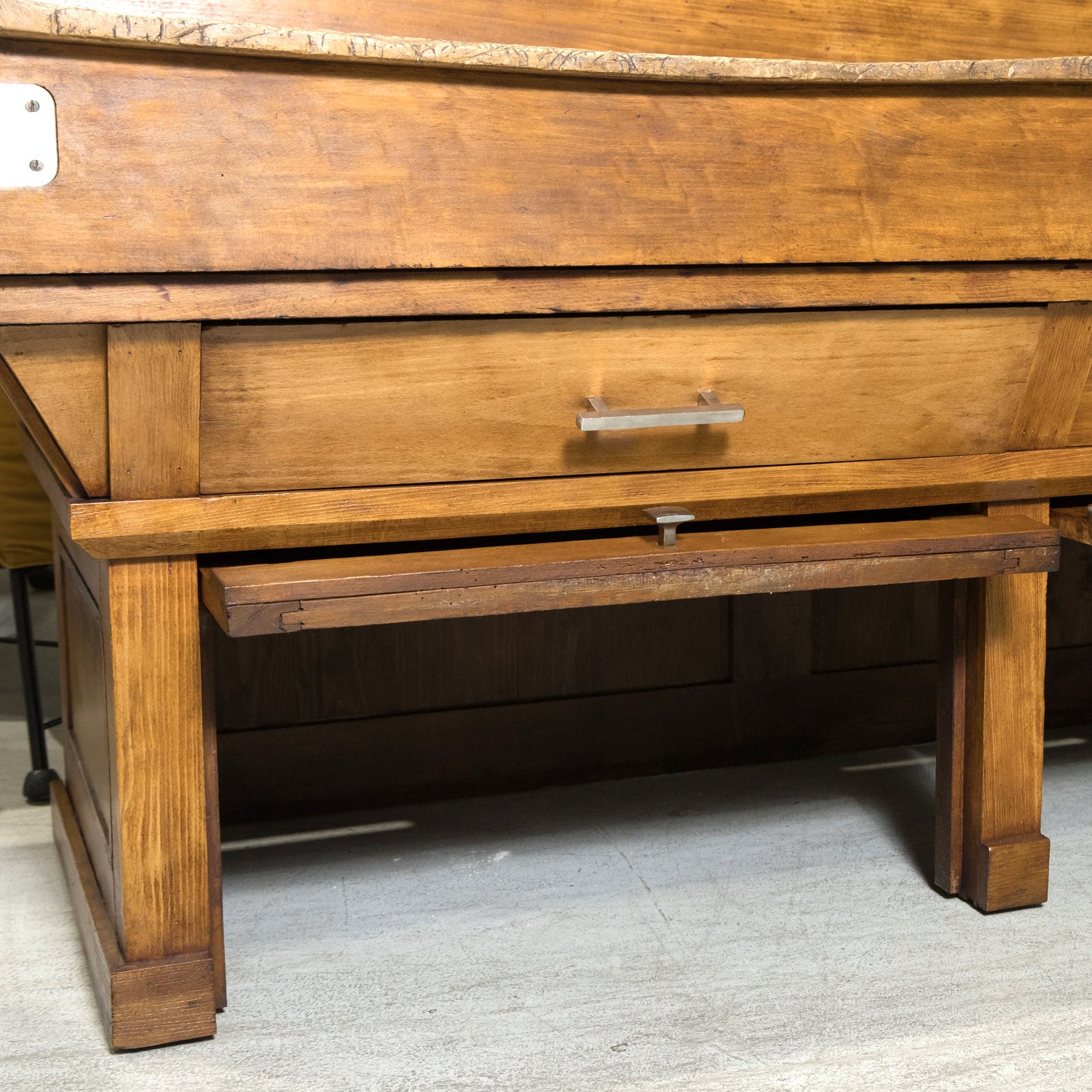 Large Early 20th Century French Double Billot de Boucher or Butcher Block