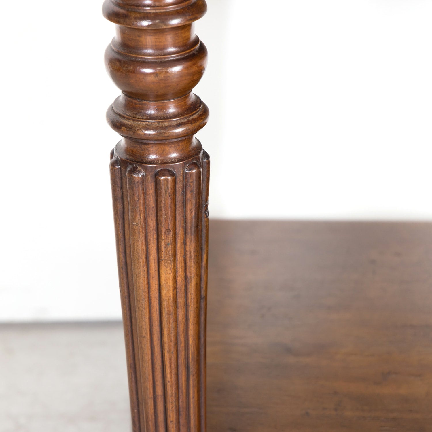 Mid-19th Century French Louis Philippe Period Walnut Draper's Table with Drawers