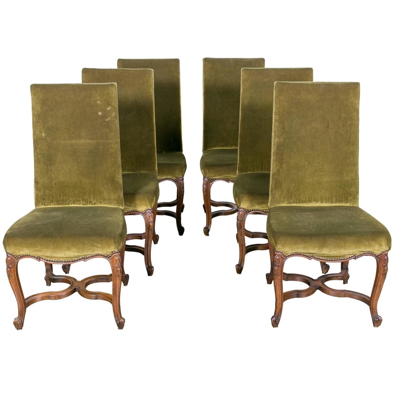 LOLO FRENCH ANTIQUES ANTIQUE FRENCH LOUIS XIII STYLE BARLEY TWIST DINING  CHAIRS, SET OF 12 - Lolo French Antiques et More
