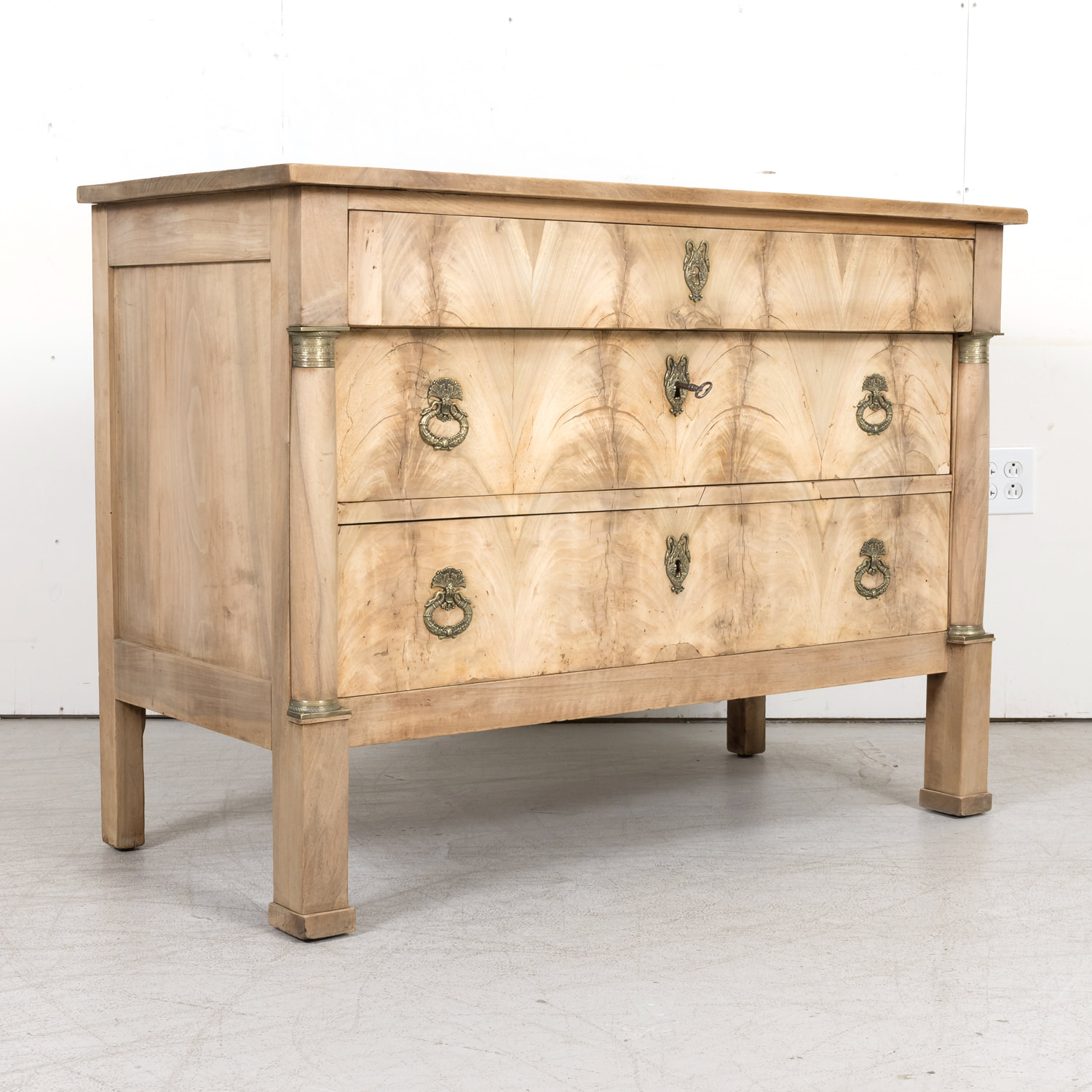 Bleached Walnut Louis Philippe Dresser – English Country Home